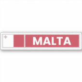 Sticker Drapeau national de Malte (Devant)