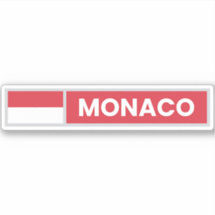 Sticker Drapeau national de Monaco
