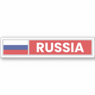 Sticker Drapeau national de Russie