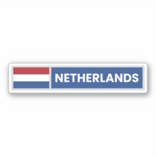 Sticker Drapeau national des Pays-Bas