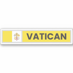 Sticker Drapeau national du Vatican