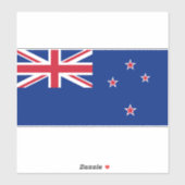 Sticker Drapeau néo-zélandais (Feuille)
