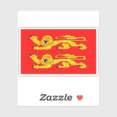 Sticker Drapeau Normande (Feuille)