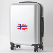 Sticker Drapeau norvégien (Sur valise)