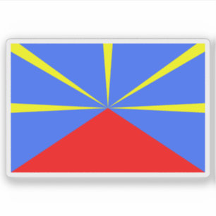 Sticker Drapeau officieux de la Réunion, Lö Mahavéli (2003