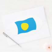 Sticker Drapeau Palau (Enveloppe)