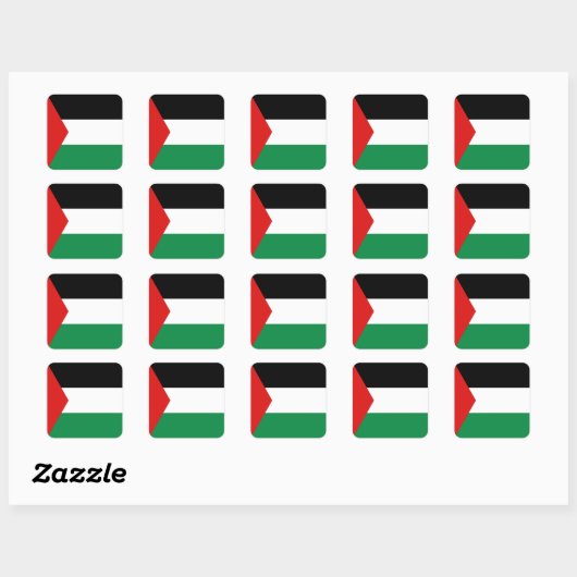 Sticker Drapeau Palestine (Feuille)