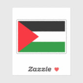 Sticker Drapeau palestinien (Feuille)