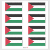 Sticker Drapeau Palestinien (ann) (anal) (anal) (anal) (an (Feuille)