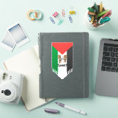 Sticker Drapeau palestinien avec texte arabe (Couverture iPad)