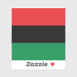 Sticker Drapeau panafricain