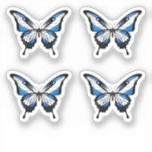 Sticker Drapeau papillon de l'Ecosse Swallowtail (Recto)