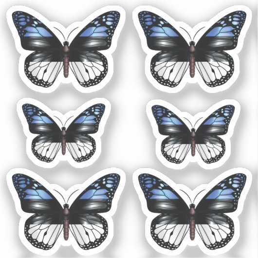 Sticker Drapeau papillon estonien (Recto)