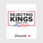 Sticker Drapeau Patriotique USA depuis 1776 (Feuille)