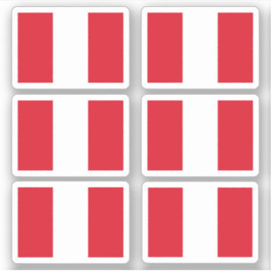 Sticker Drapeau péruvien