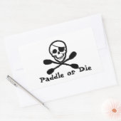 Sticker Drapeau Pirate Kayak (Enveloppe)