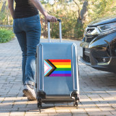 Sticker Drapeau Progress Pride LGBTQ+ (Valise Insitu)
