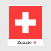 Sticker Drapeau suisse (Feuille)