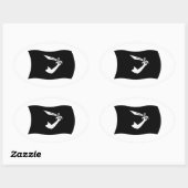 Sticker Drapeau Thomas Tew (Feuille)