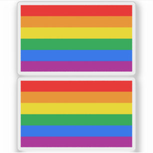 Sticker Drapeau traditionnel LGBTQIA+ Pride
