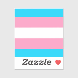 Sticker Drapeau Transgenre   LGBTQIA+ 