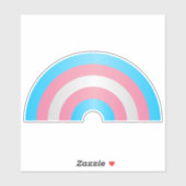 Sticker Drapeau Transgenre Rainbow Pride (Feuille)