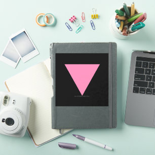 Sticker Drapeau triangle rose de SlipperyJoe's symbole ros