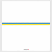 Sticker Drapeau ukrainien (Feuille)