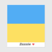 Sticker Drapeau ukrainien (Feuille)