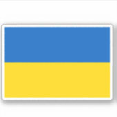 Sticker Drapeau ukrainien (Devant)