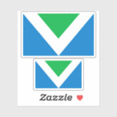 Sticker Drapeau végétal (Feuille)