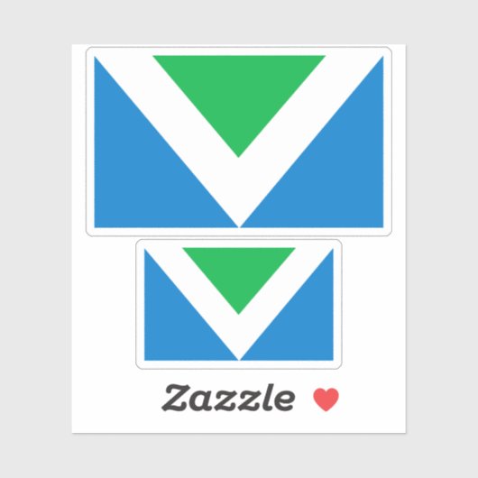 Sticker Drapeau végétal (Feuille)