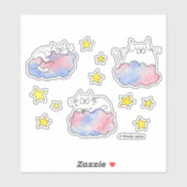 Sticker Dream Cats (Feuille)
