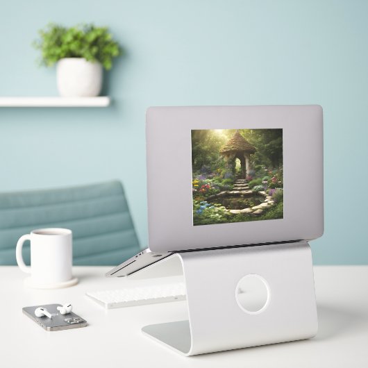 Sticker Dream Garden (Ordinateur portable sur le bureau)
