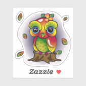 Sticker Dreamy Owl (Feuille)