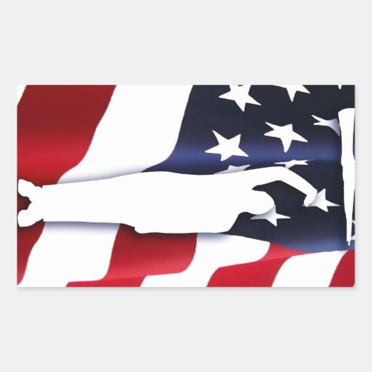 Sticker Driller Patriot Américain (Devant)