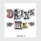 Sticker Drink Me 3 (Feuille)