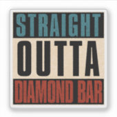 Sticker Droit devant Diamond Bar Californie CA (Devant)