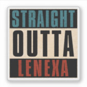 Sticker Droit devant Lenexa Kansas KS (Devant)