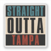 Sticker Droit devant Tampa Floride FL (Devant)