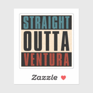 Sticker Droit devant Ventura California CA
