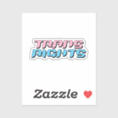 Sticker Droits des Trans (Feuille)