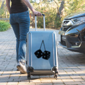 Sticker Drôle Avions Pilotes Fluffy Dice (Valise Insitu)