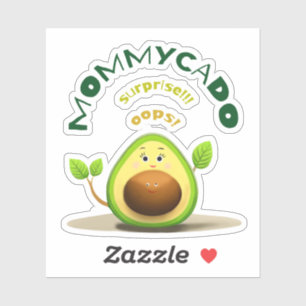 Sticker Drôle avocat maman