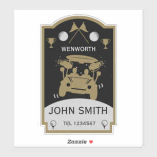 Sticker Drôle cadeau de golf pour les débutants