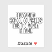 Sticker Drôle Conseiller scolaire, Don Pour Conseiller sco (Feuille)