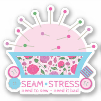 Sticker Drôle couturier couture matelas couture