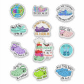Sticker Drôle crocs citations stickerspack (Devant)