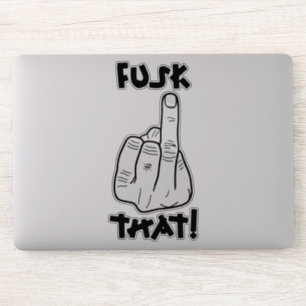 Sticker Drôle expression de frustration (fausse f-bombe) v