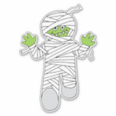 Sticker Drôle Halloween Fête de la maman garçon Favoriser (Devant)